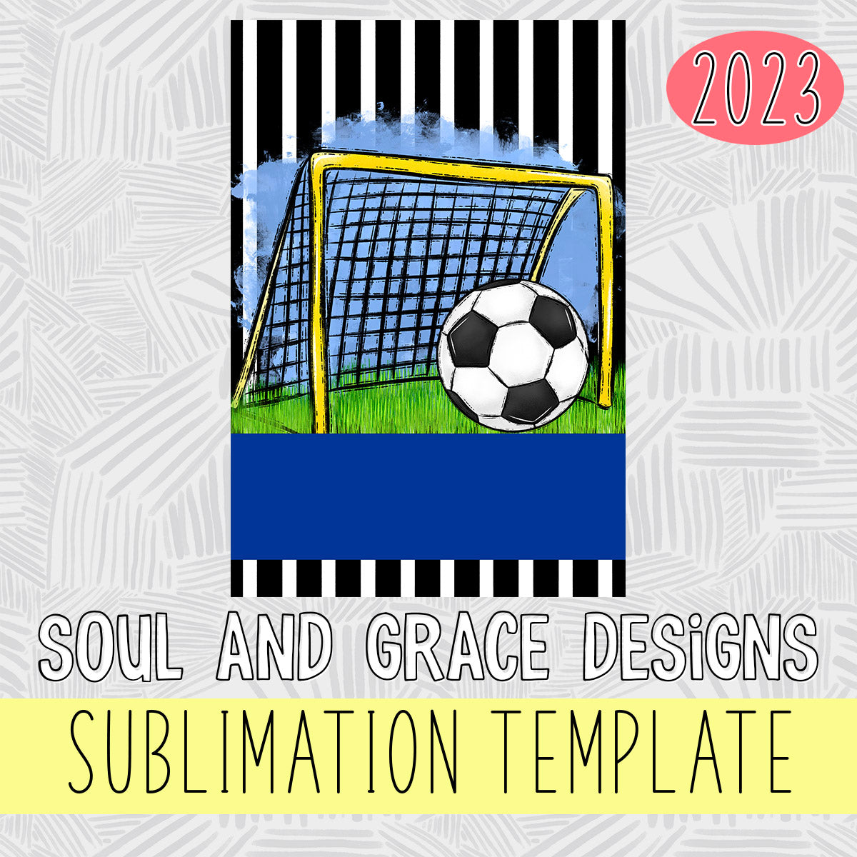 Team Spirit Soccer Garden Flag BLUE