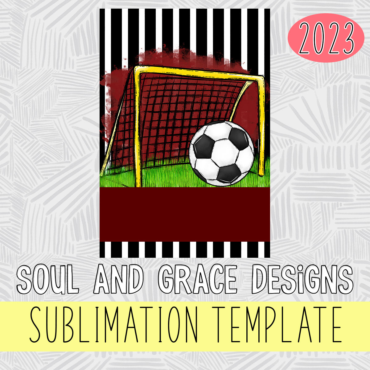 Team Spirit Soccer Garden Flag MAROON
