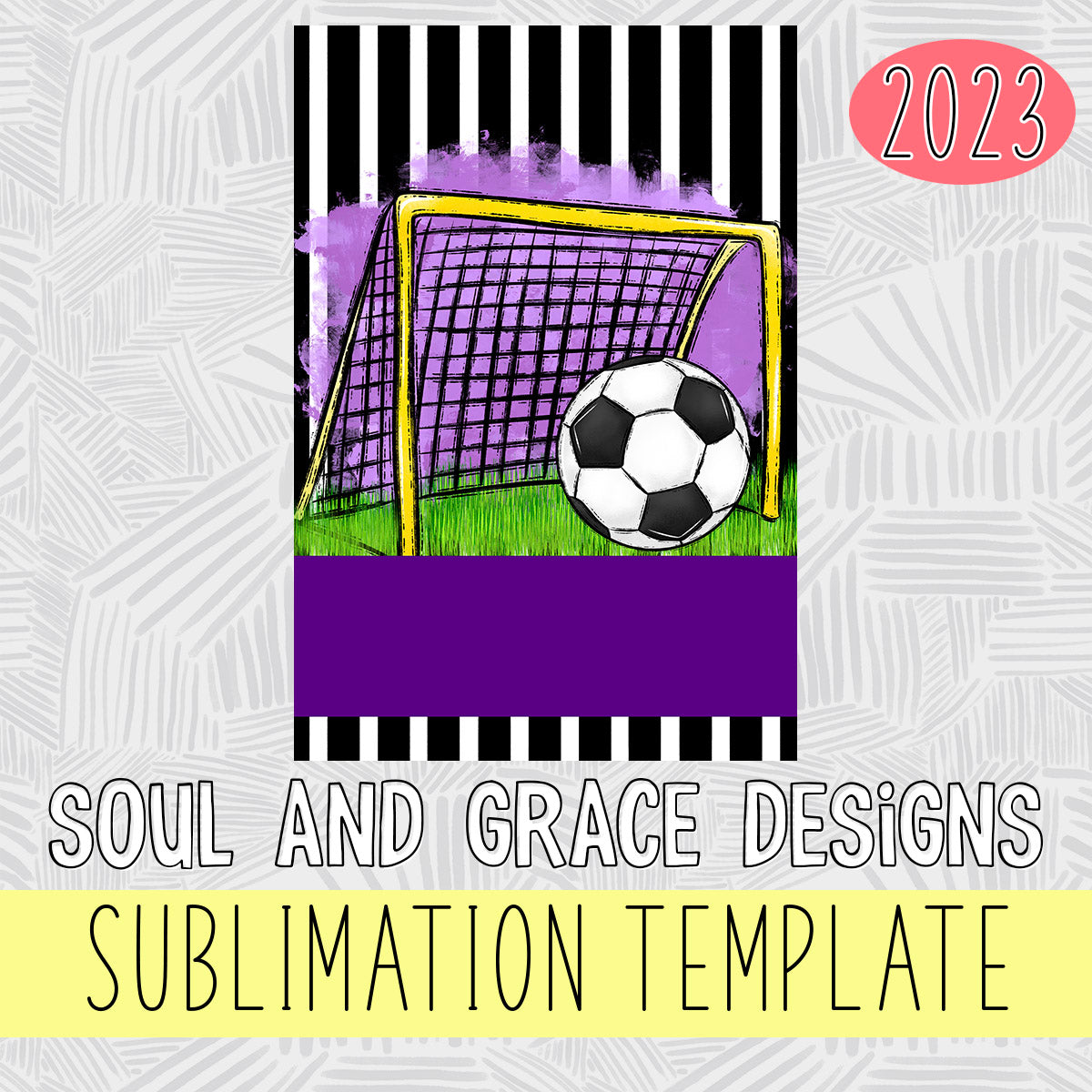 Team Spirit Soccer Garden Flag PURPLE