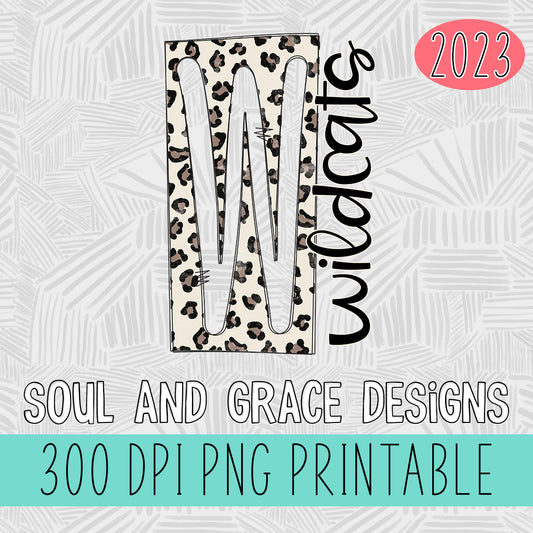 Boxed Leopard Mascots Wildcats