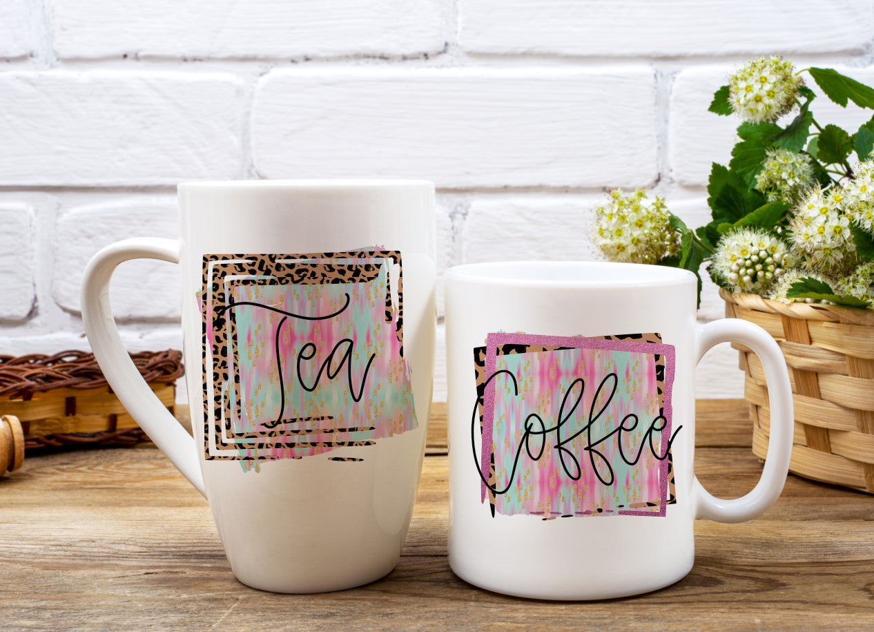 Leopard Pink Glitter Sublimation Backgrounds