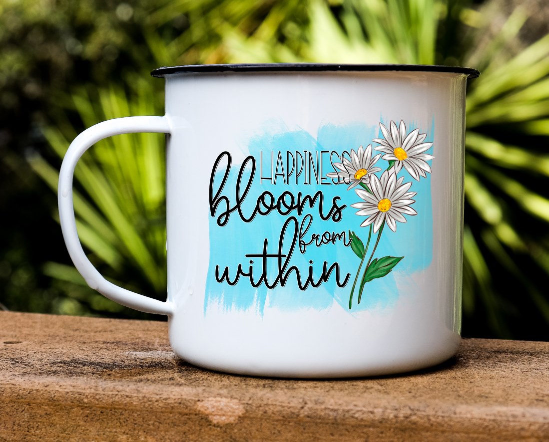 Happiness blooms from within