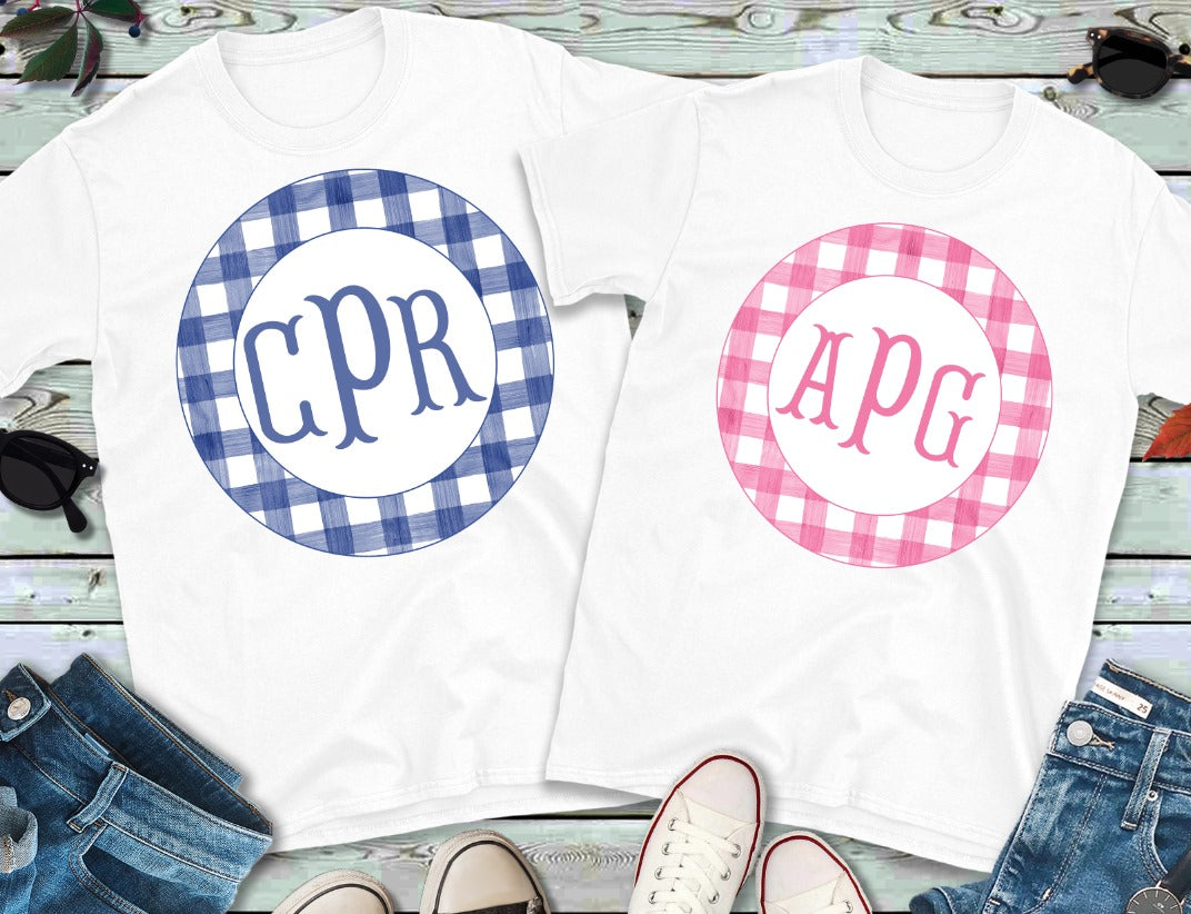 Kids Gingham Circles