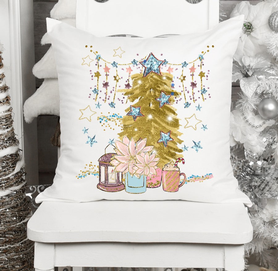 Pastel Christmas Vignette