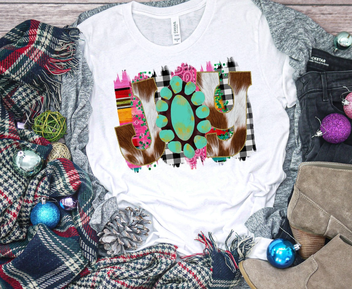 Joy Cowhide Turquoise