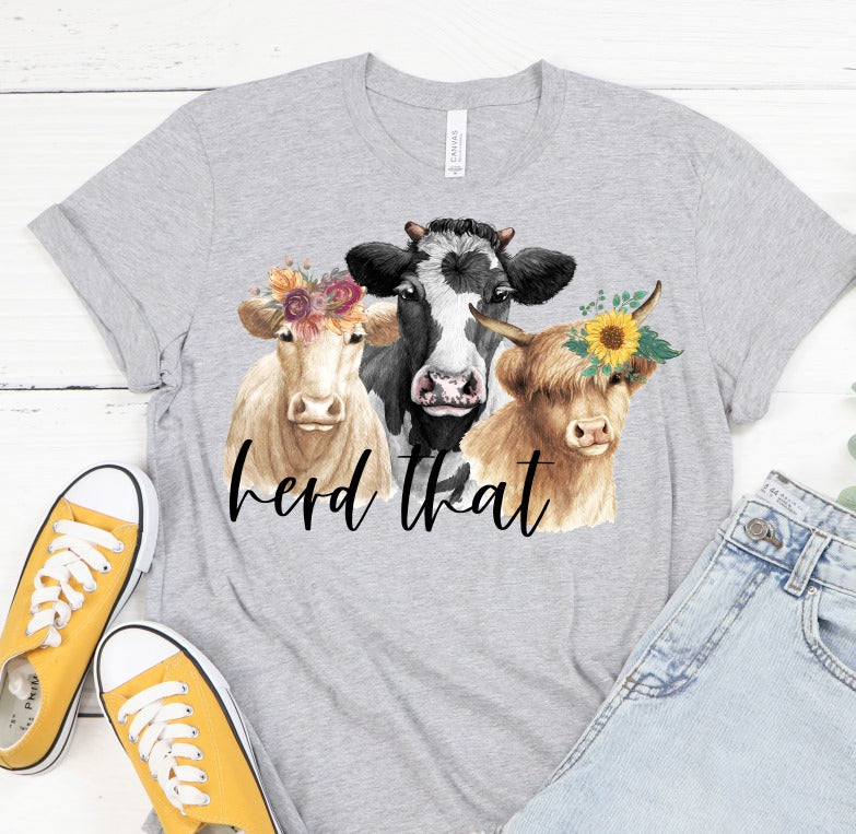 Herd That watercolor cow