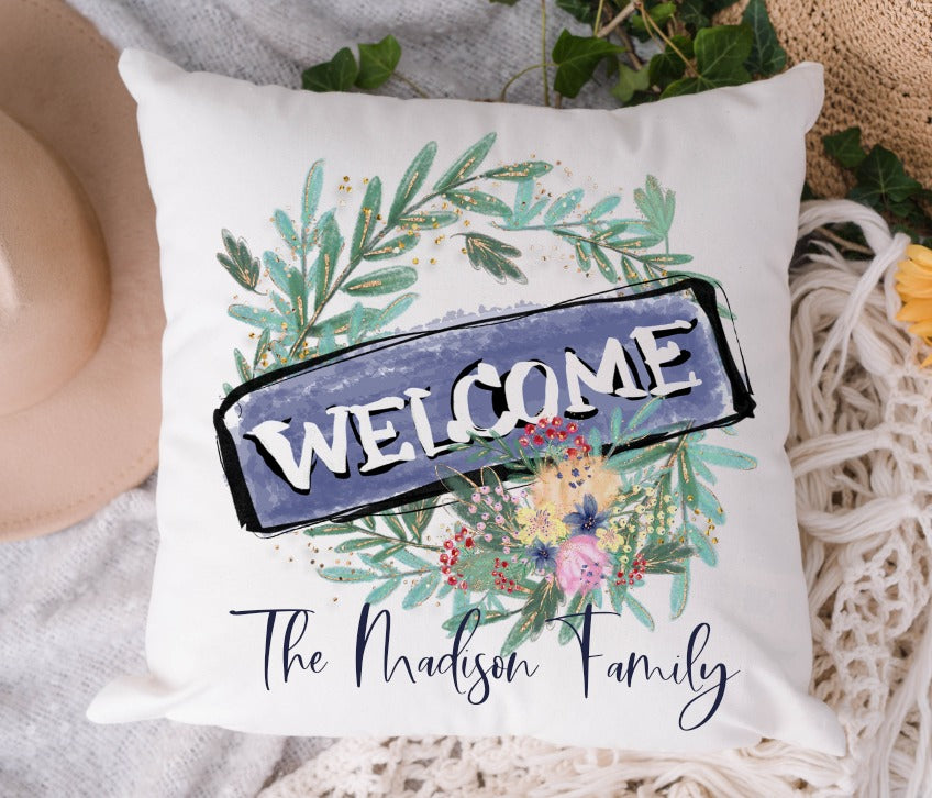 Spring Welcome Wreath