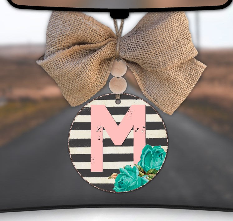 Vintage Spring Circle Alphabet