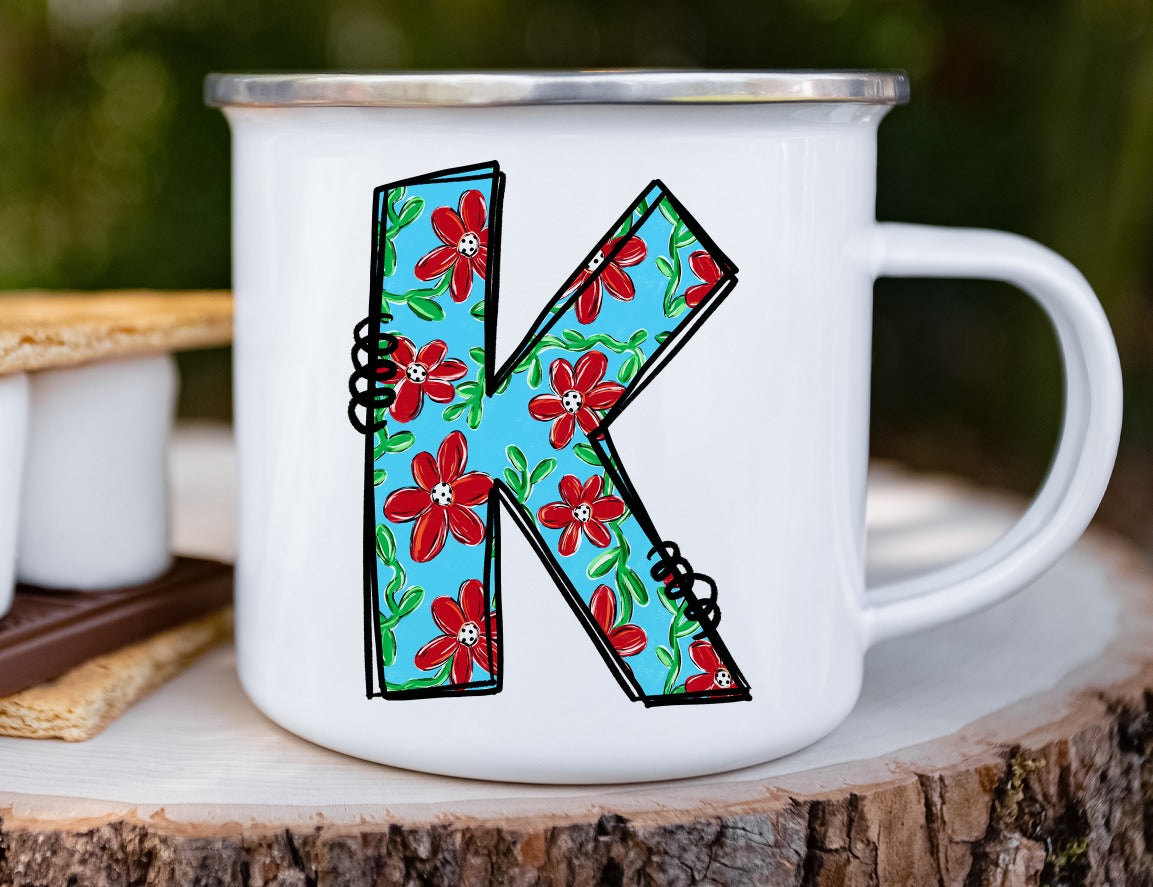 Red Flowers Alphabet