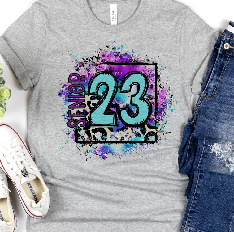 Senior 23 Leopard Splash
