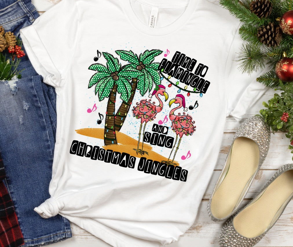 Time to Flamingle and Sing Christmas Jingles