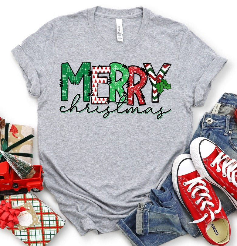 Merry Christmas Word Art