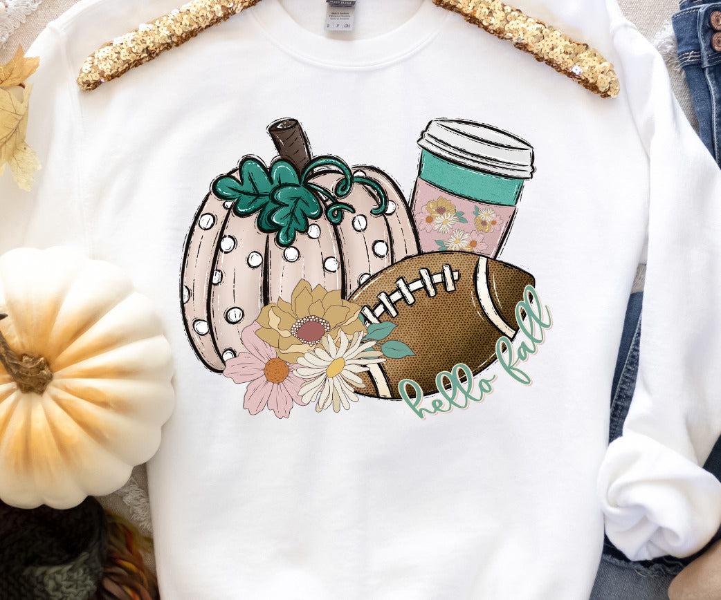 Hello Fall with Football