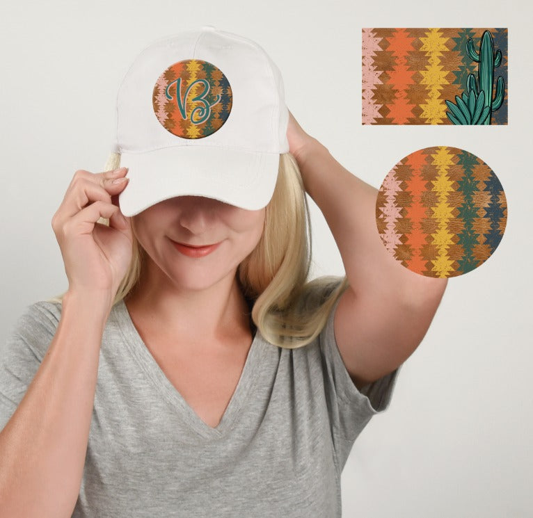 Western Hat Patch Set