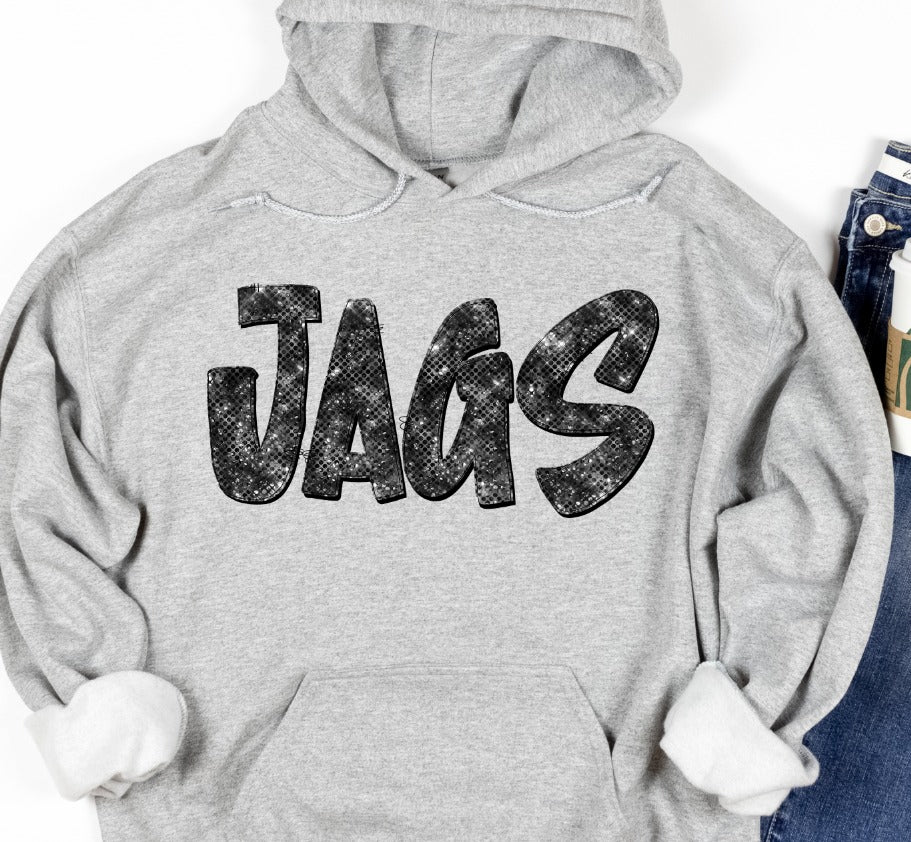 Black Sparkle Alphabet