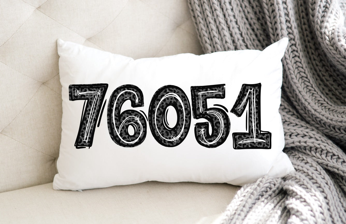 Black Leopard Doodle Numbers