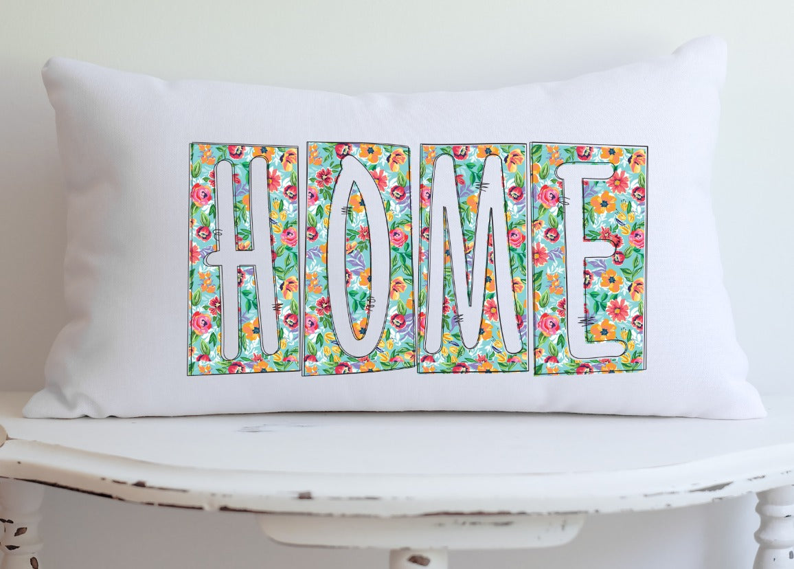 Orange Floral Alphabet