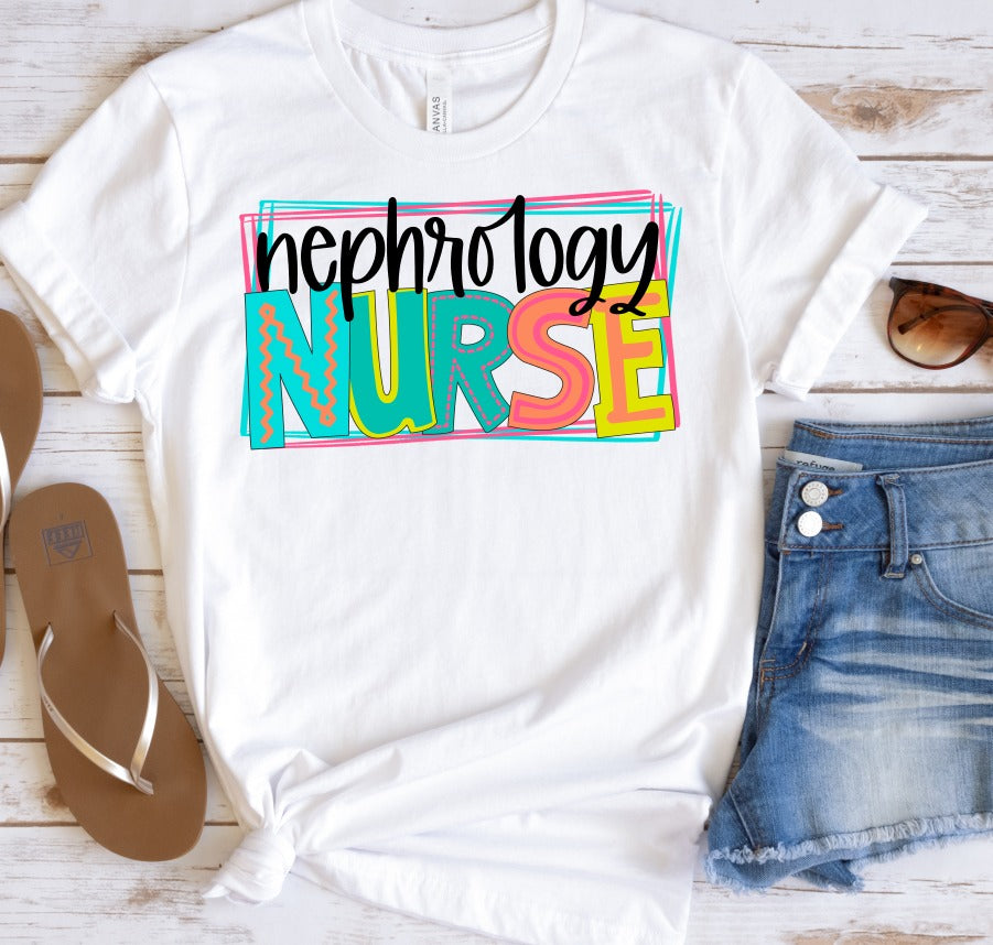 Nephrology Nurse Bright Letters