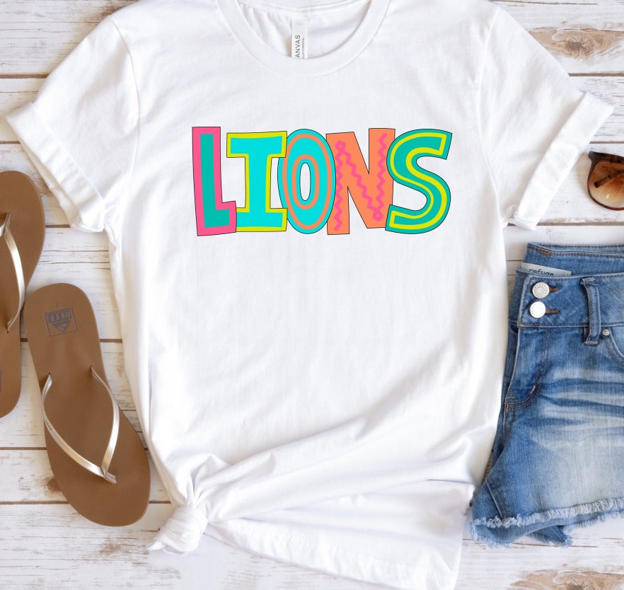 Lions Bright Letters
