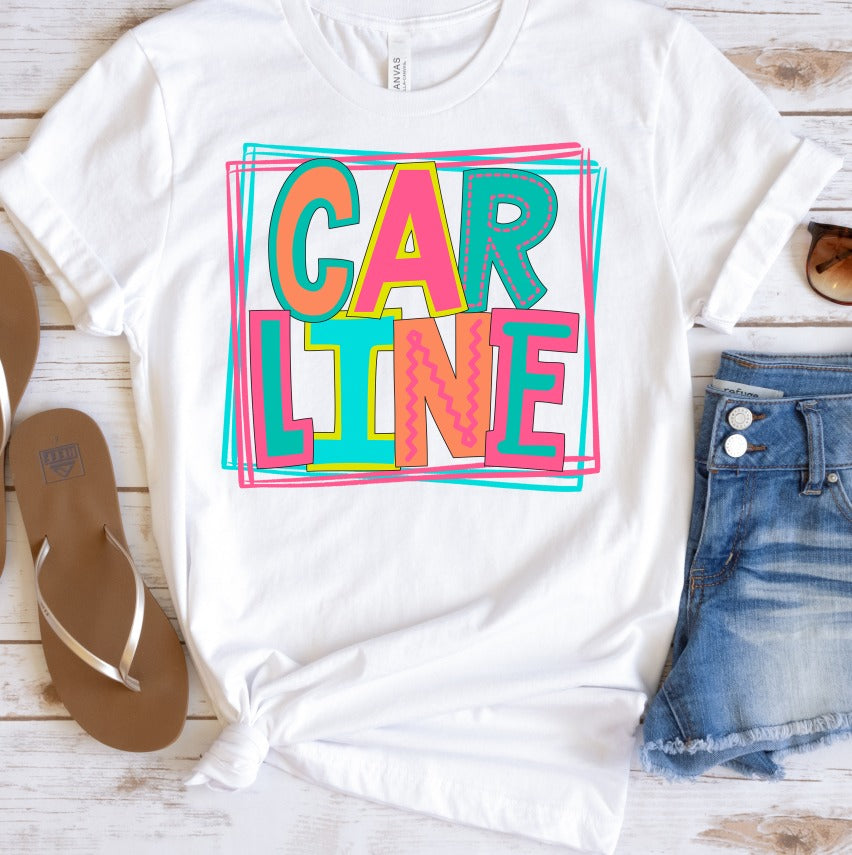 Car Line Bright Letters