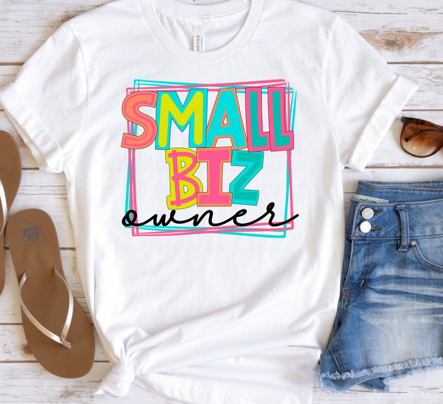Small Biz Owner Bright Letters