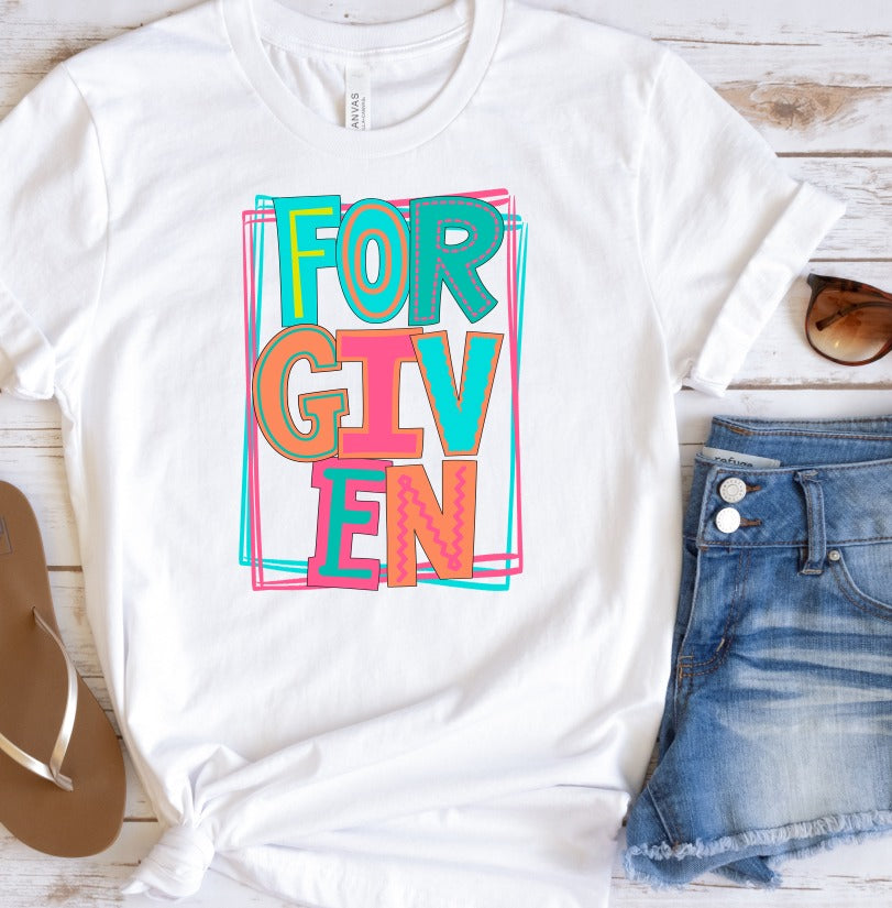 Forgiven Bright Letters