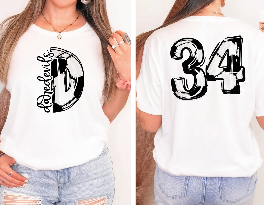 Soccer Doodle Alphabet Set