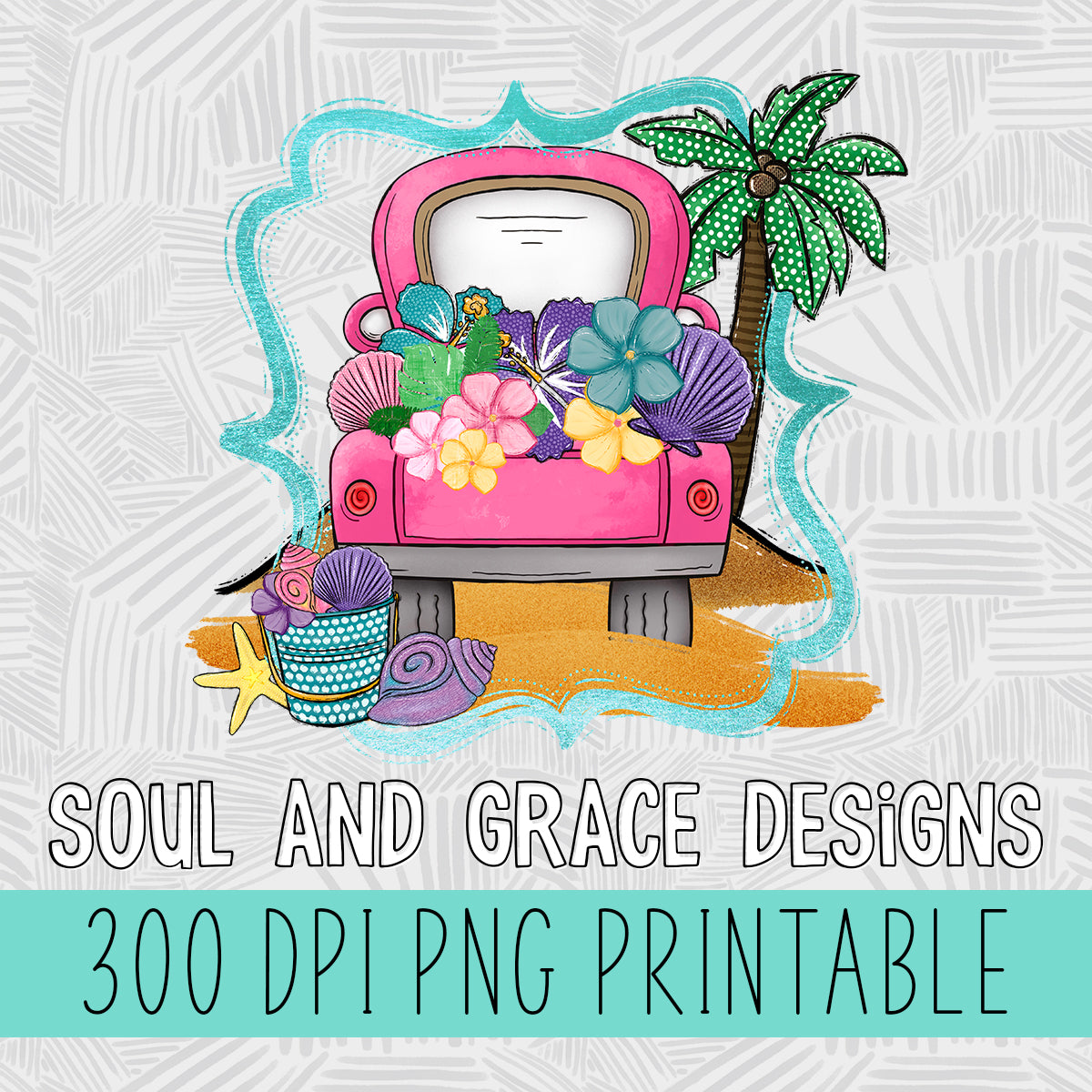 Beach Truck No Words