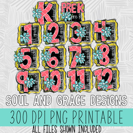 School Year Frames BUNDLE - ALL GRADES INCLUDED