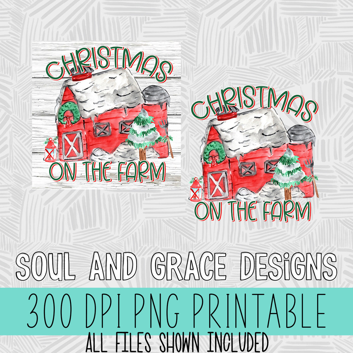 Christmas on the Farm Ornament