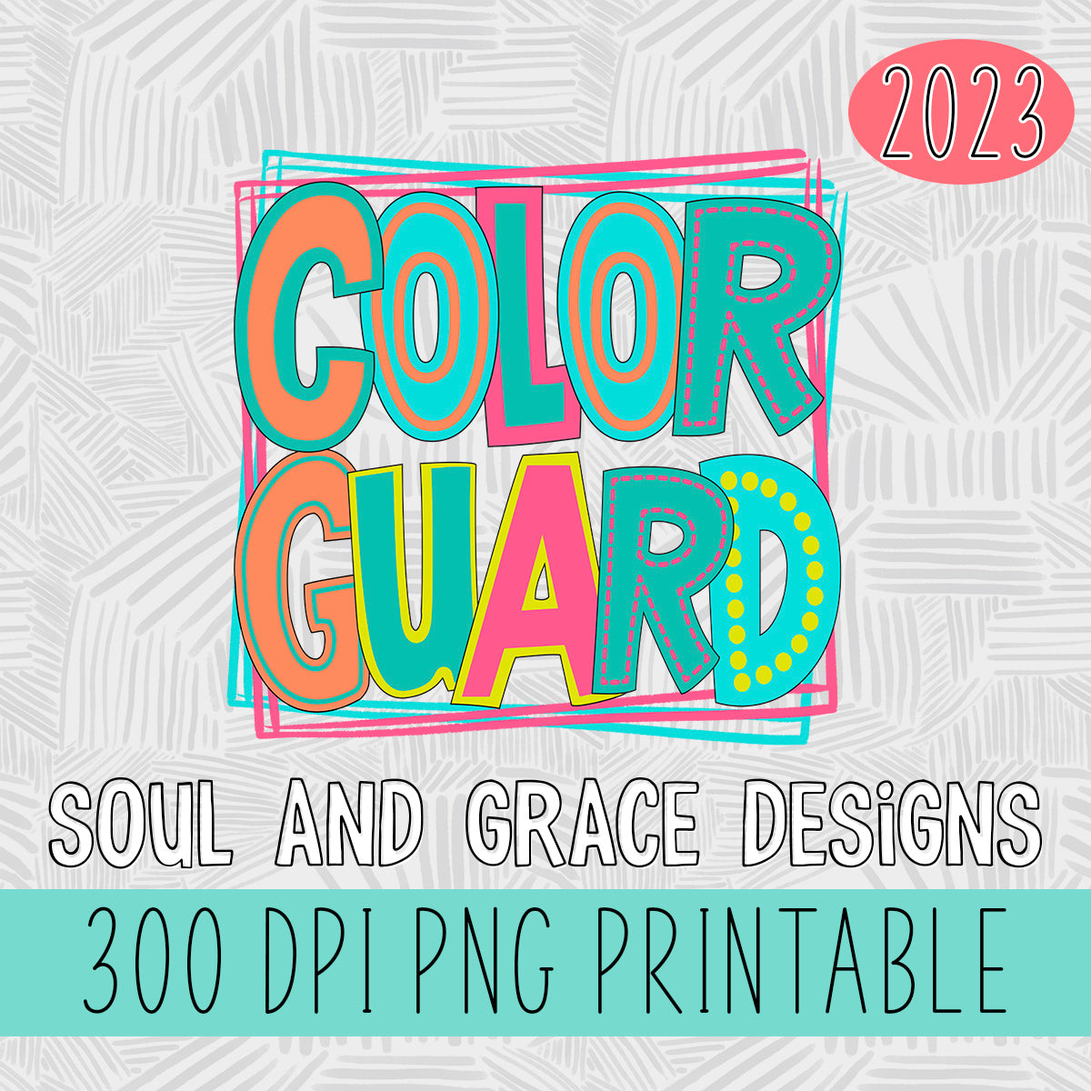 Color Guard Bright Letters