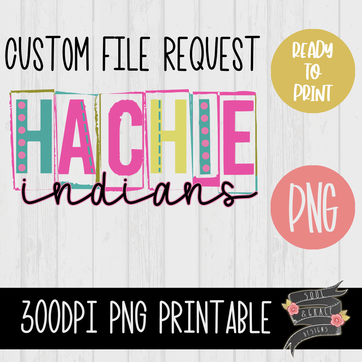 Custom Bright Team Name