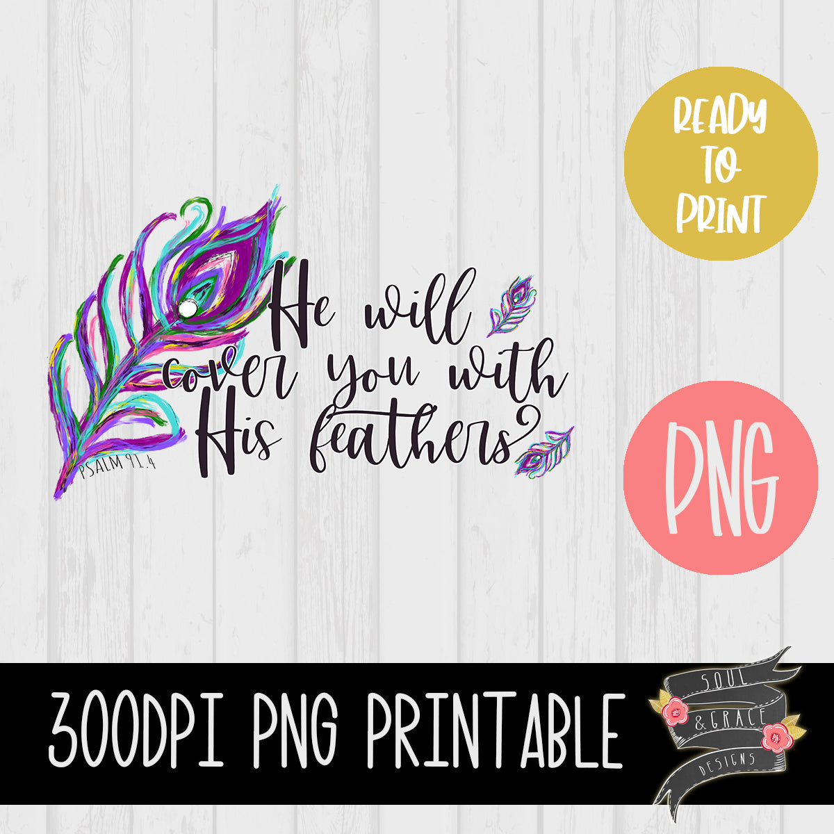 He Will Cover You with His Feathers