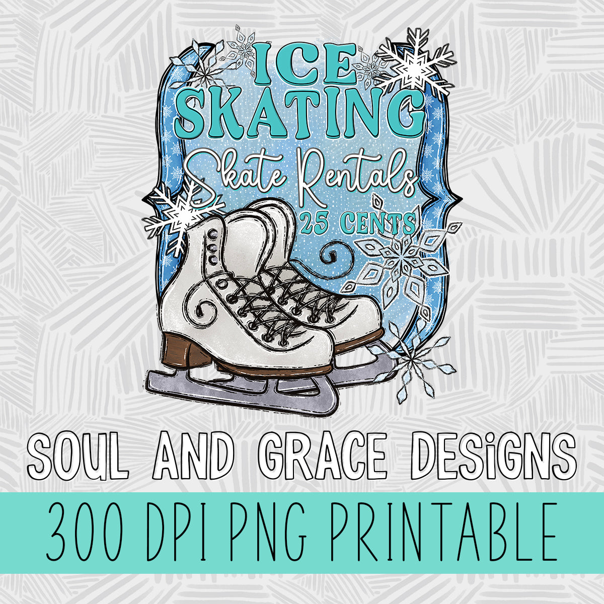 Rolling Into 4 PNG Printable File Rolling Skate Printable 