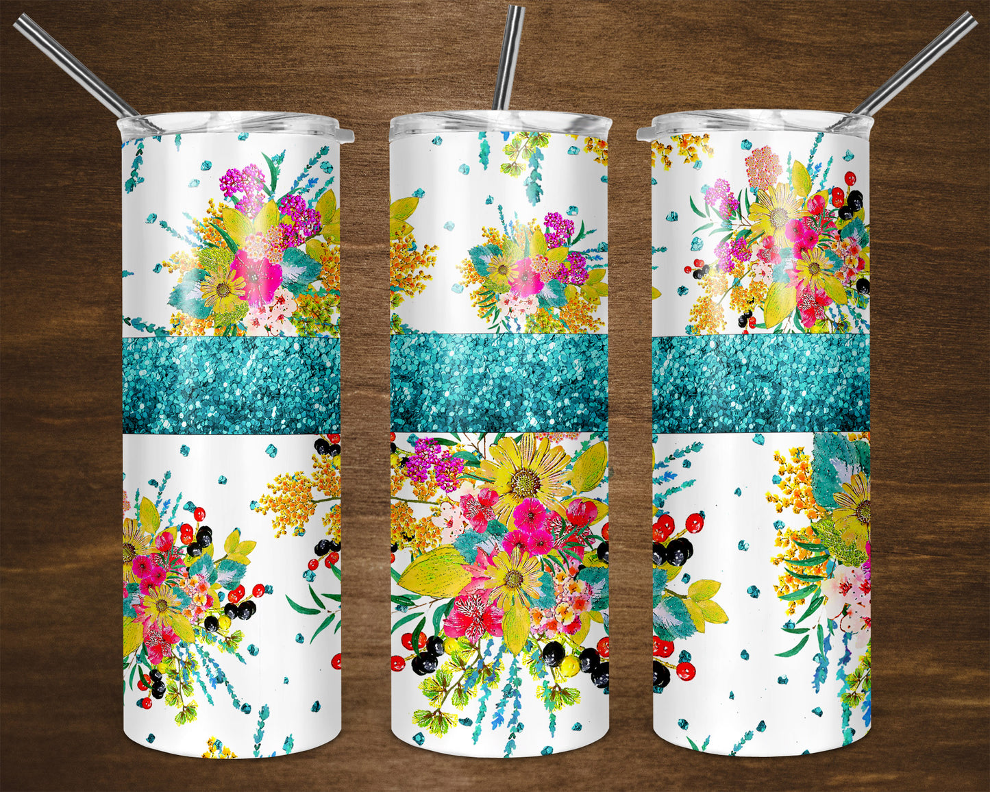 Jewel Flowers Sublimation Set