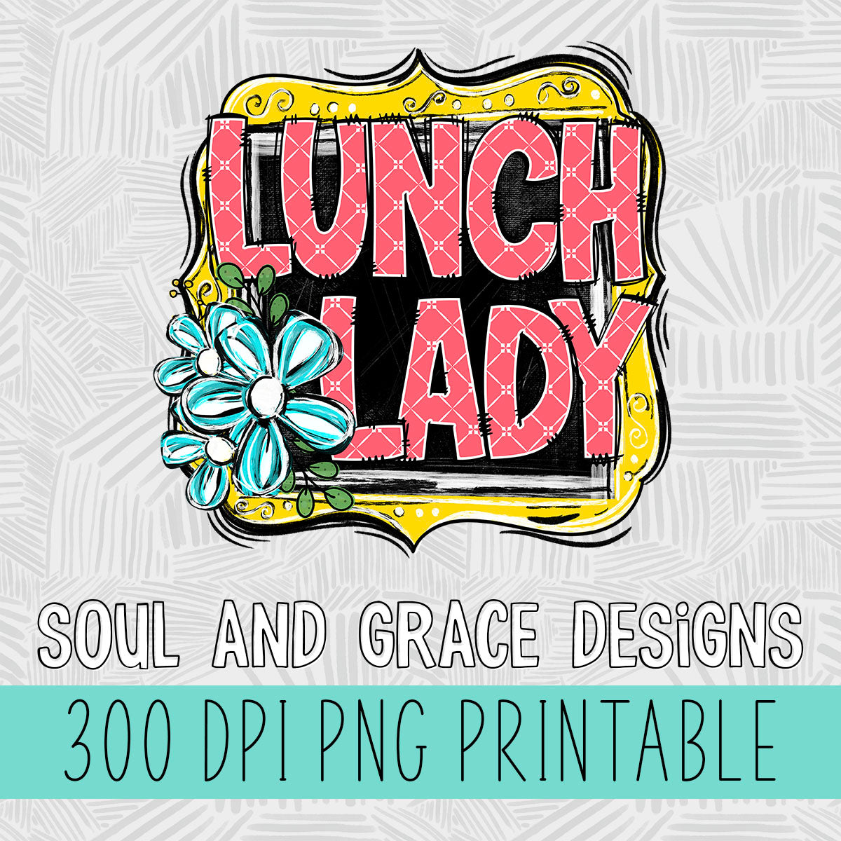 Lunch Lady School Year Frame