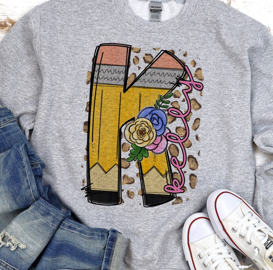 Pencil Name Frame Set - Alphabet