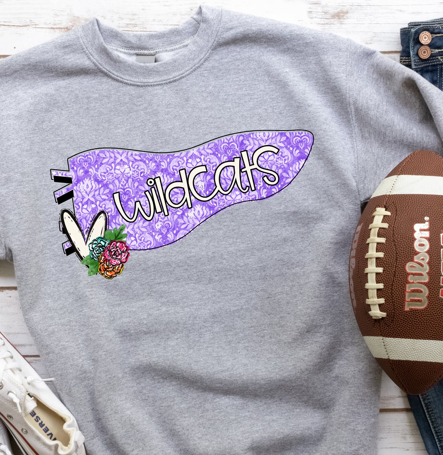Sports Pennants PURPLE Options