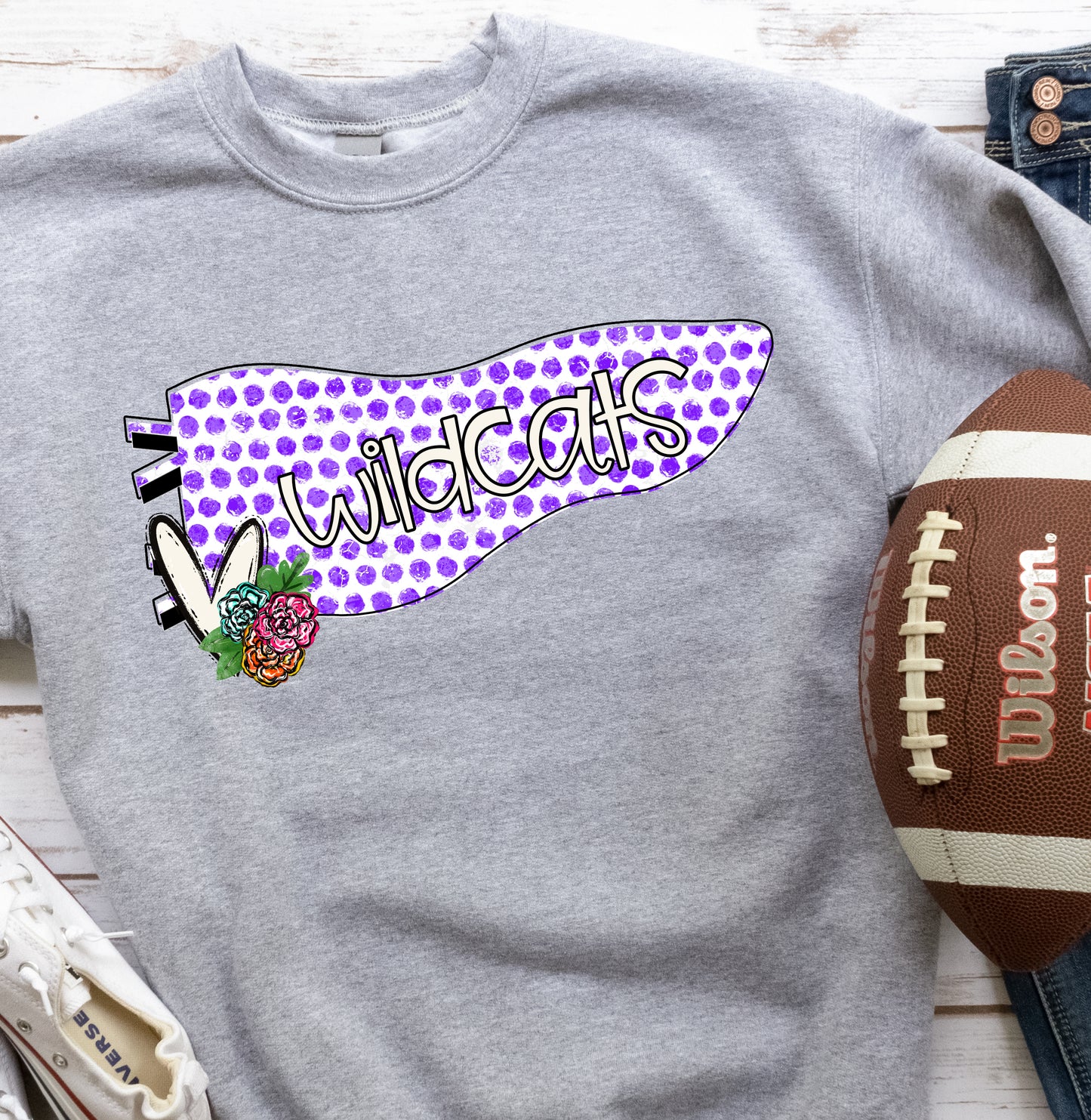Sports Pennants PURPLE Options