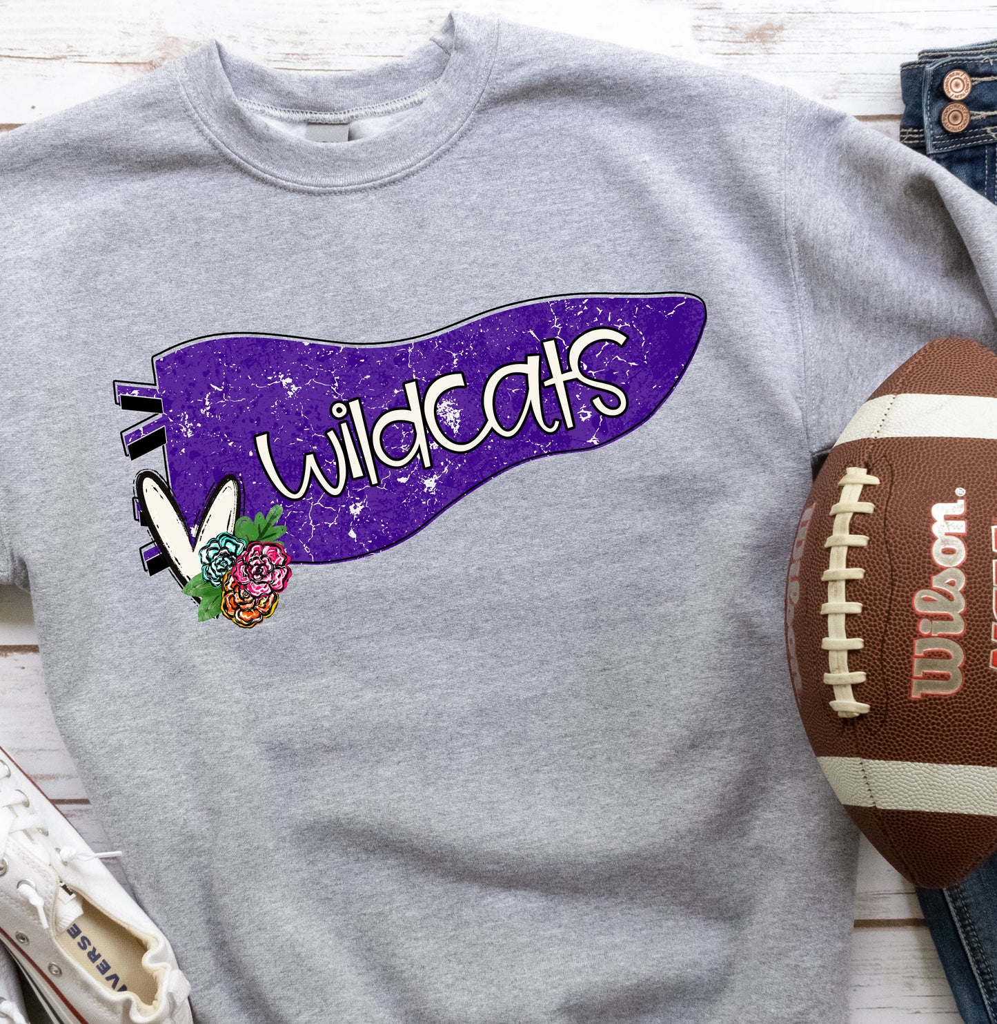 Sports Pennants PURPLE Options