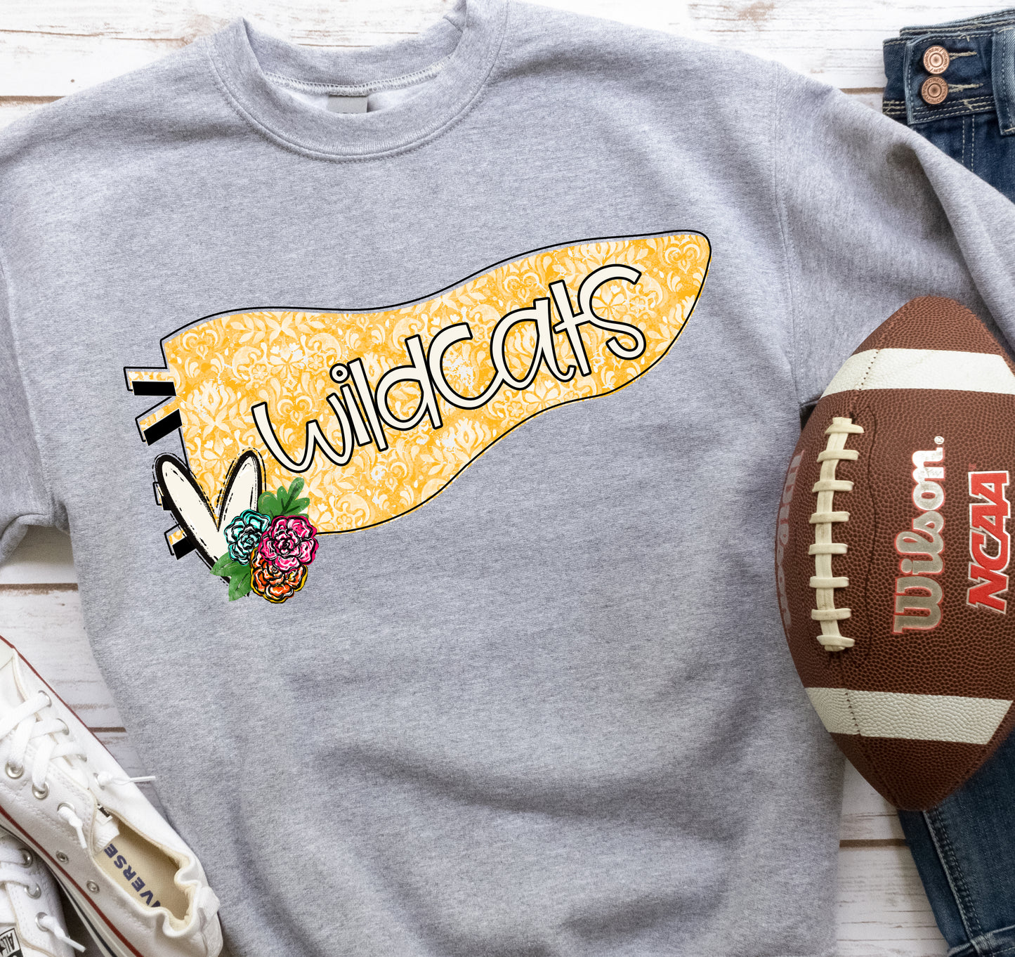Sports Pennants YELLOW Options