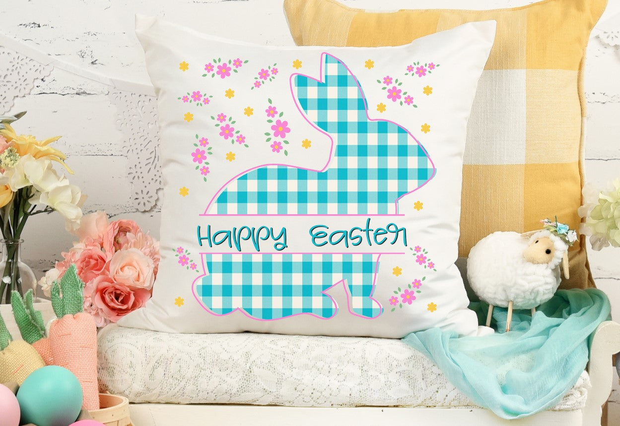 Gingham Easter Bunny Split