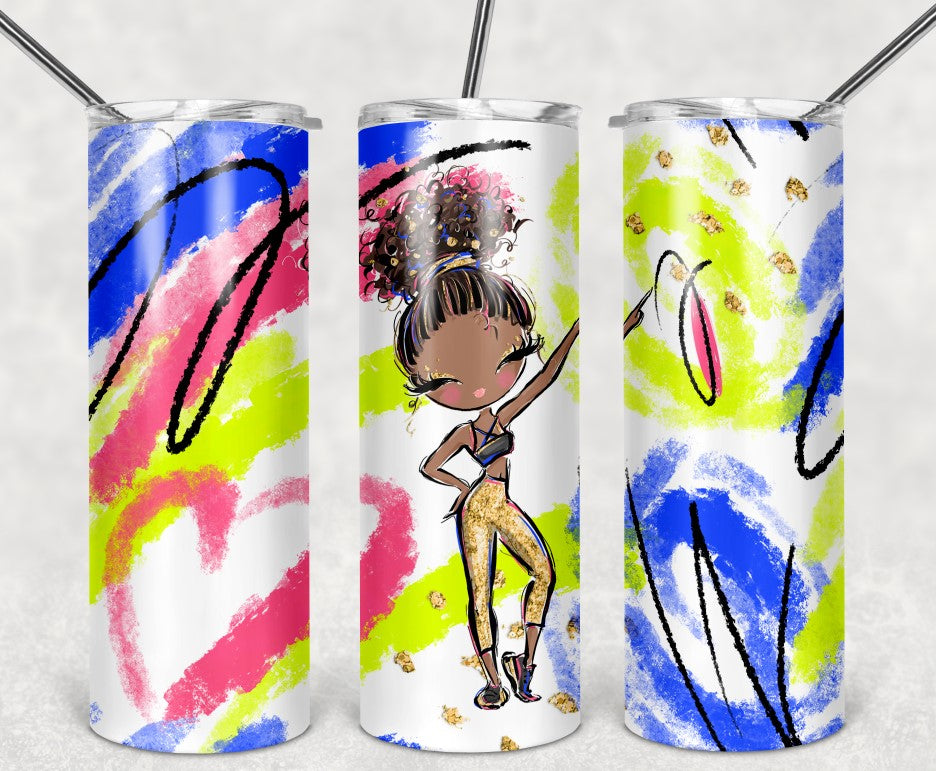 FITNESS BUNDLE - TUMBLER WRAPS, PEN WRAP, FITNESS TRACKER & PNG STICKERS