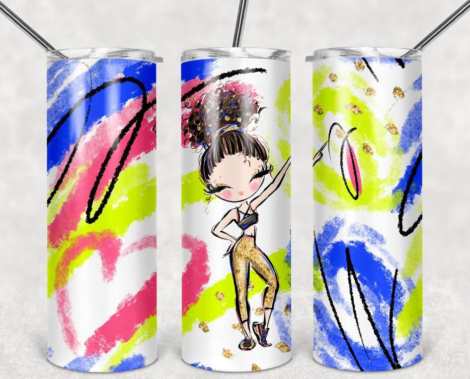 FITNESS BUNDLE - TUMBLER WRAPS, PEN WRAP, FITNESS TRACKER & PNG STICKERS