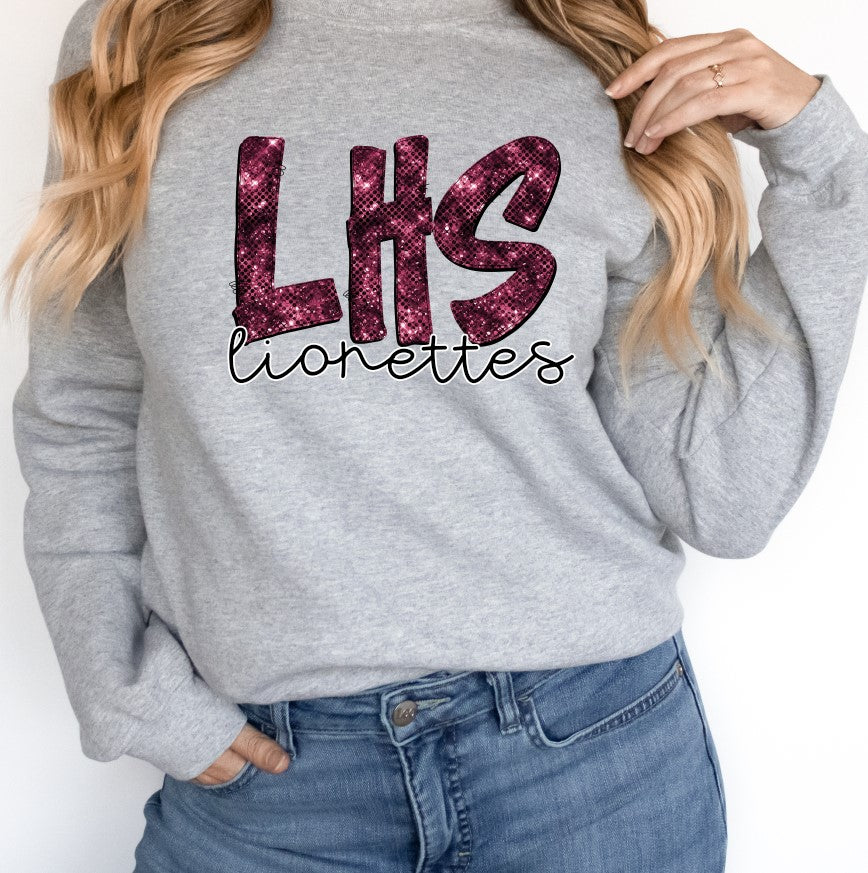 Maroon Sparkle Alphabet