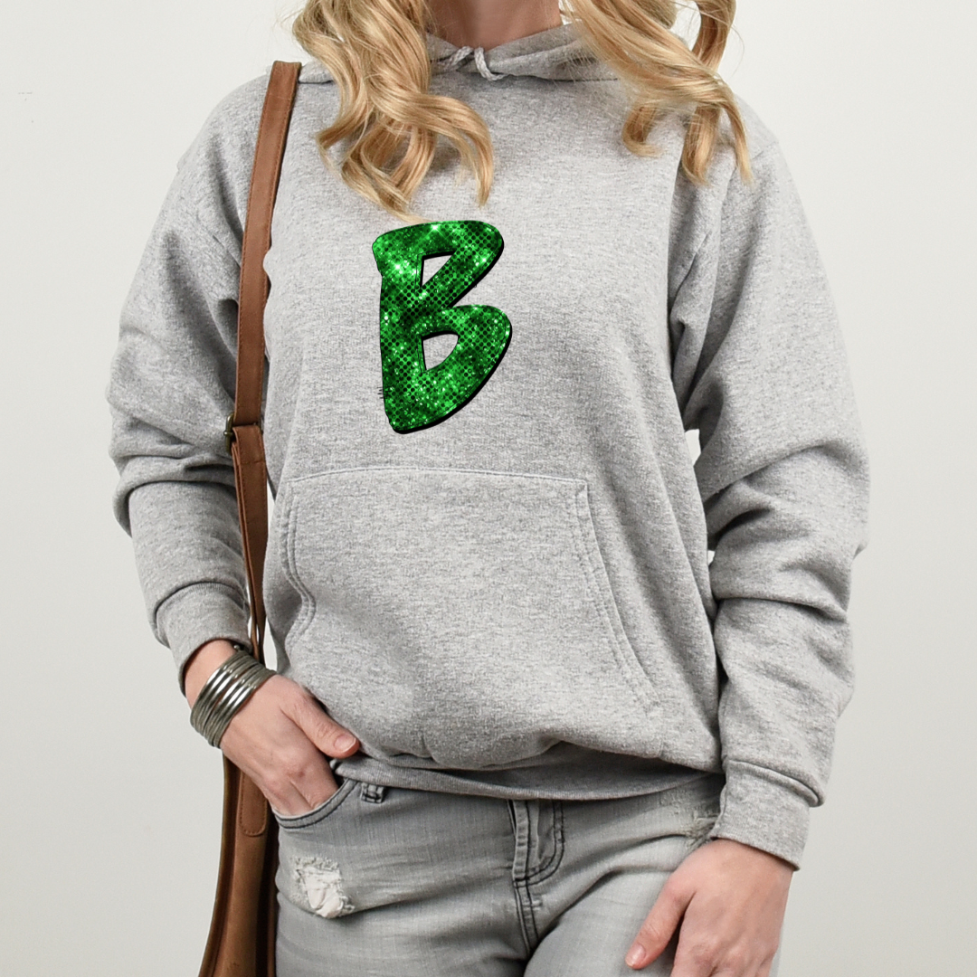 Green Sparkle Alphabet