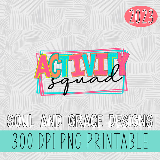 Activity Squad Bright Letters