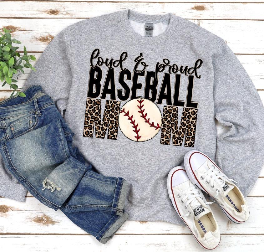 Loud and Proud Baseball Mom