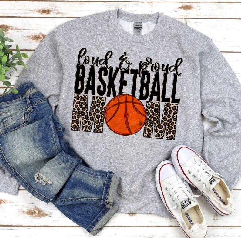 Loud and Proud Basketball Mom