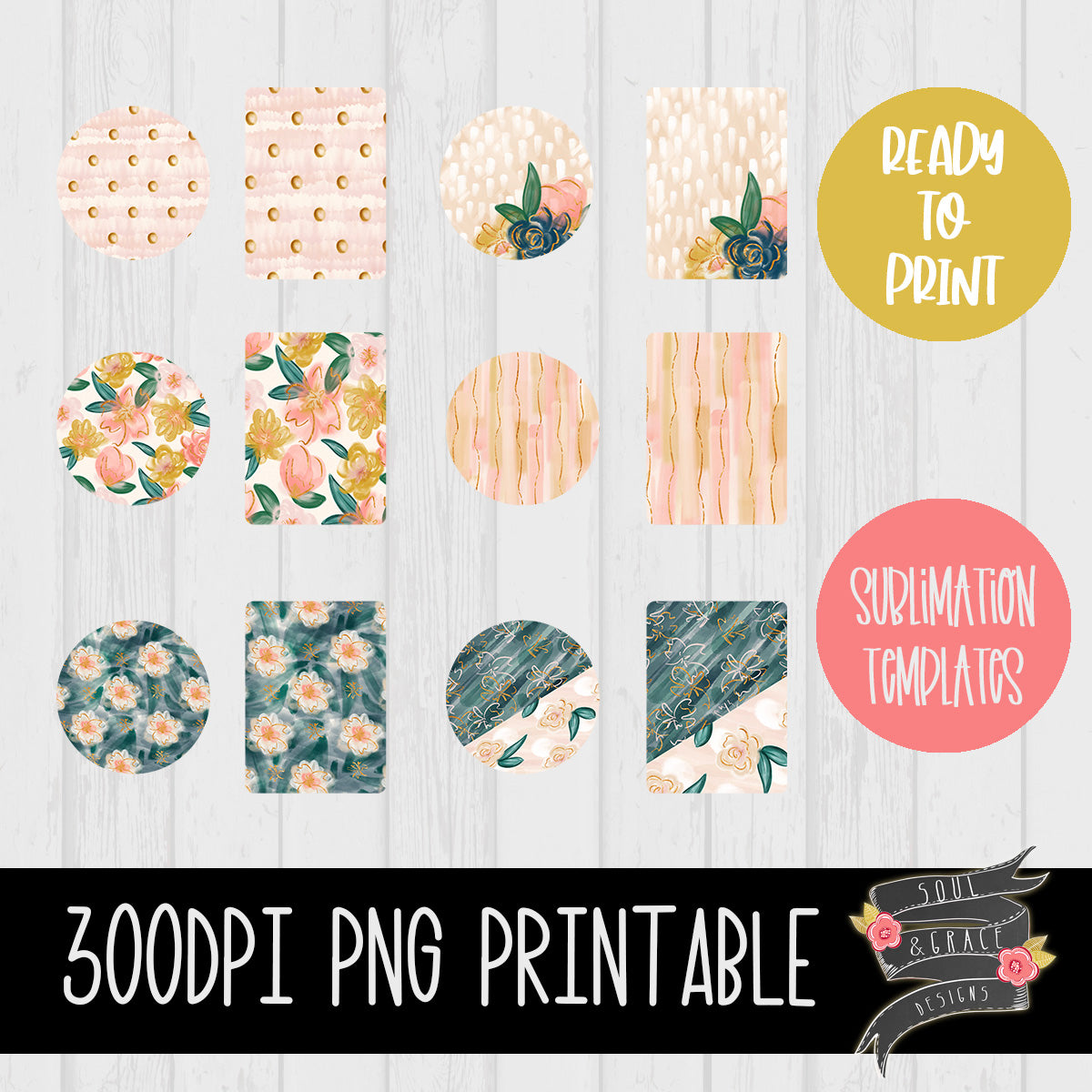 Gold Car Coasters and Freshies